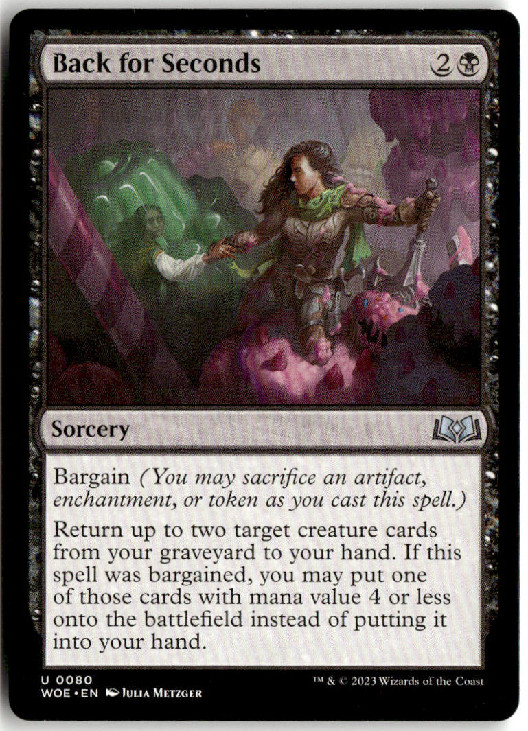 Back for Seconds - Wilds of Eldraine #80 - Near Mint - Normal
