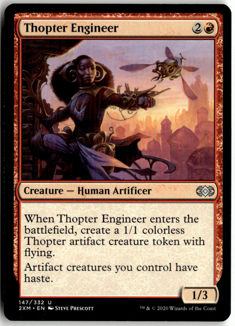 Thopter Engineer - Double Masters #147 - Near Mint - Normal