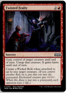 Twisted Fealty - Wilds of Eldraine #154 - Near Mint - Normal