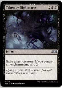 Taken by Nightmares - Wilds of Eldraine #112 - Near Mint - Normal