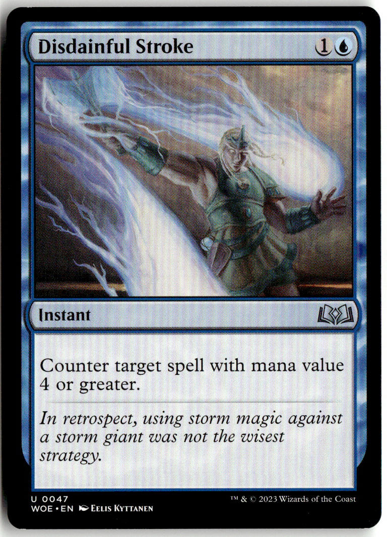 Disdainful Stroke - Wilds of Eldraine #47 - Near Mint - Normal
