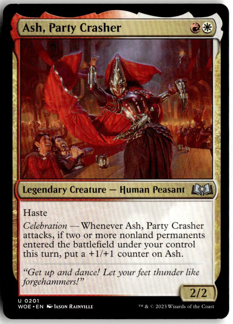 Ash, Party Crasher - Wilds of Eldraine #201 - Near Mint - Normal