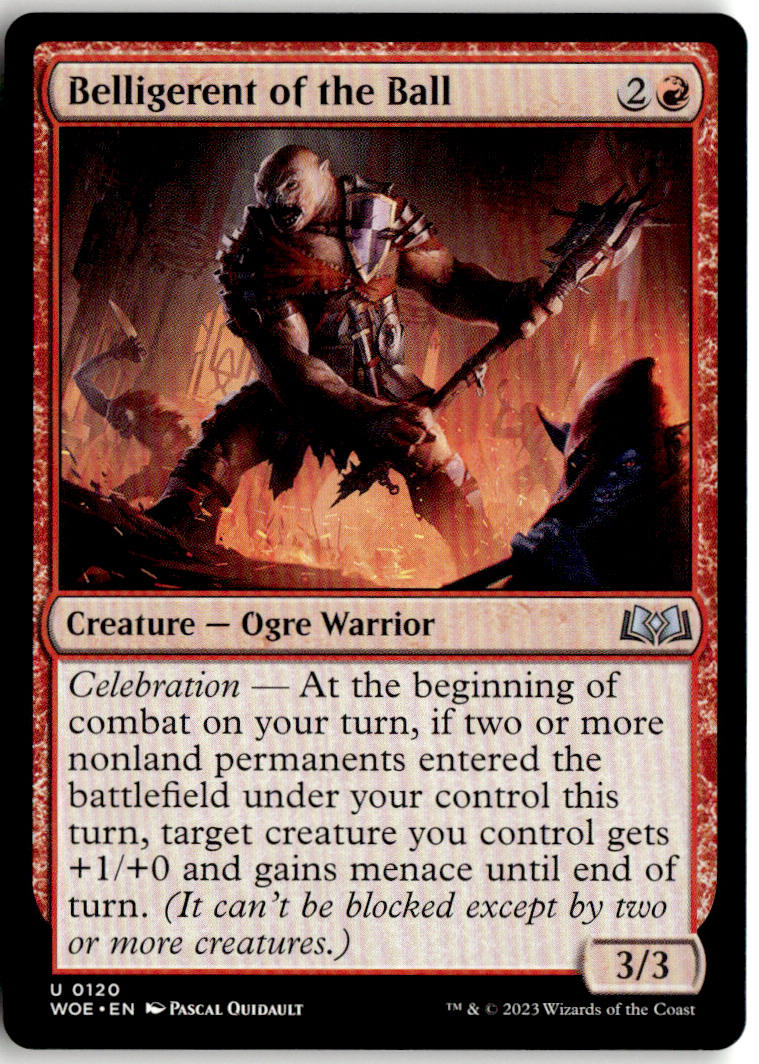 Belligerent of the Ball - Wilds of Eldraine #120 - Near Mint - Normal