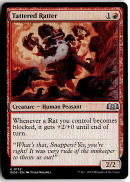Tattered Ratter - Wilds of Eldraine #152 - Near Mint - Normal