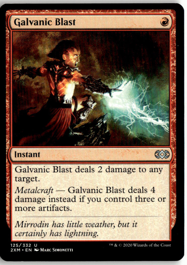 Galvanic Blast - Double Masters #125 - Near Mint - Normal