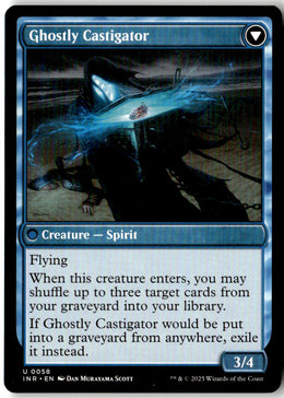 Covetous Castaway // Ghostly Castigator - Innistrad Remastered #58 - Near Mint - Normal
