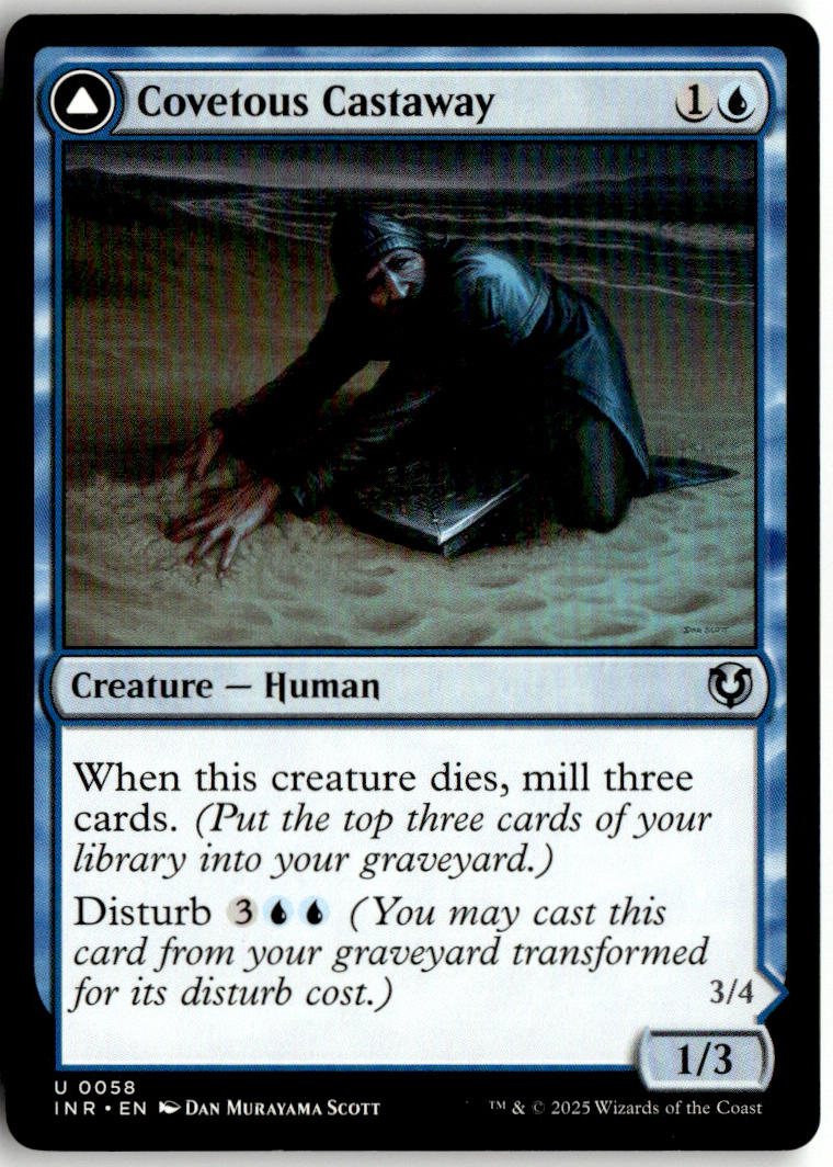 Covetous Castaway // Ghostly Castigator - Innistrad Remastered #58 - Near Mint - Normal