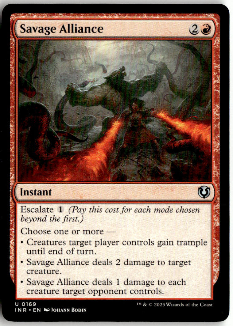 Savage Alliance - Innistrad Remastered #169 - Near Mint - Normal