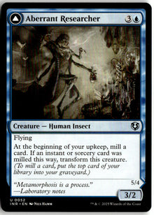 Aberrant Researcher // Perfected Form - Innistrad Remastered #52 - Near Mint - Normal
