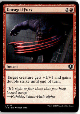 Uncaged Fury - Innistrad Remastered #177 - Near Mint - Normal