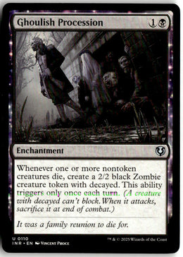 Ghoulish Procession - Innistrad Remastered #110 - Near Mint - Normal