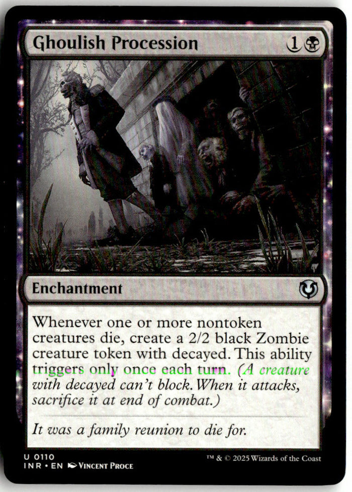 Ghoulish Procession - Innistrad Remastered #110 - Near Mint - Normal