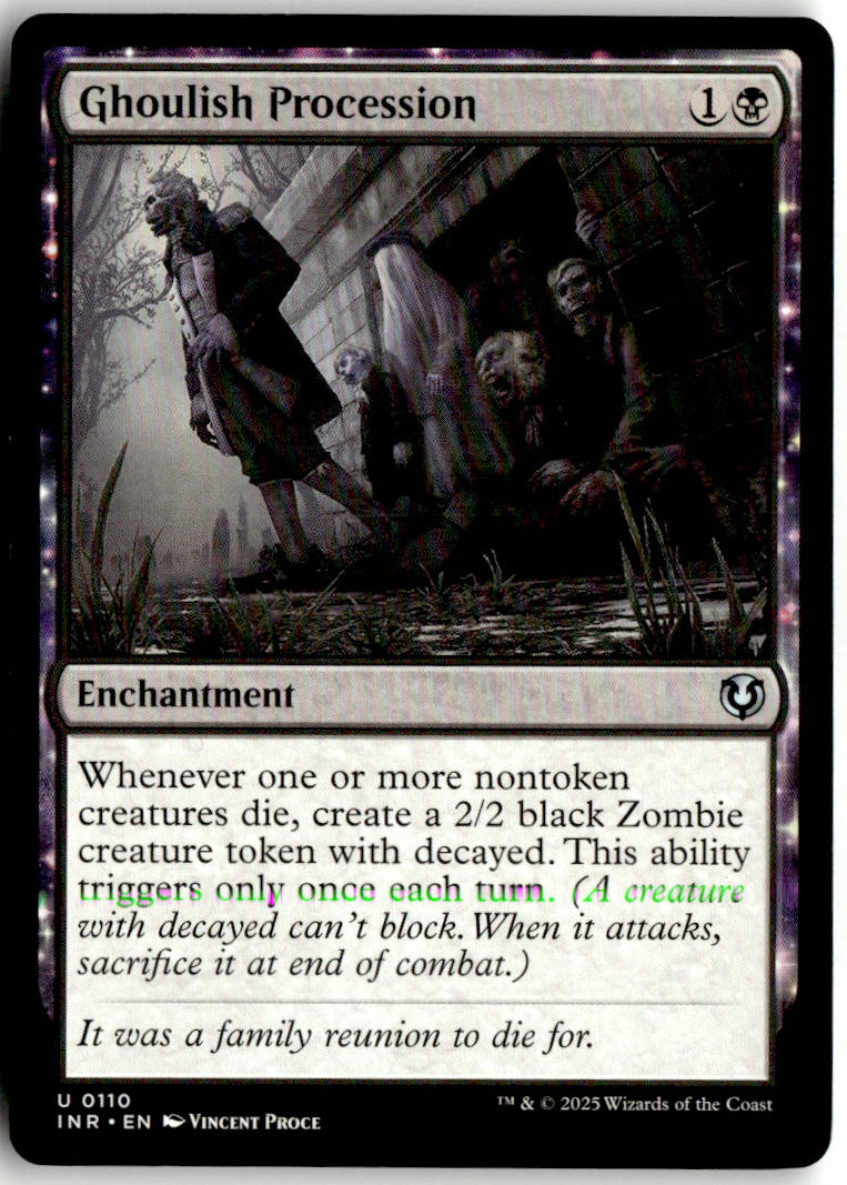 Ghoulish Procession - Innistrad Remastered #110 - Near Mint - Normal