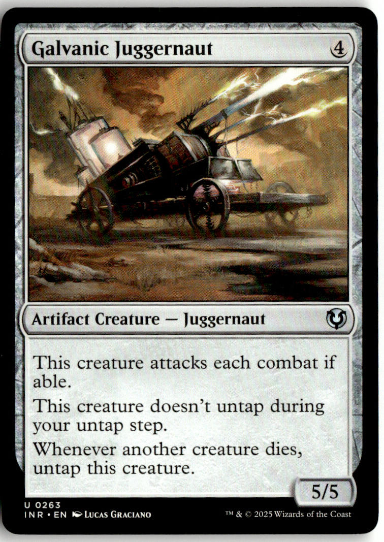 Galvanic Juggernaut - Innistrad Remastered #263 - Near Mint - Normal