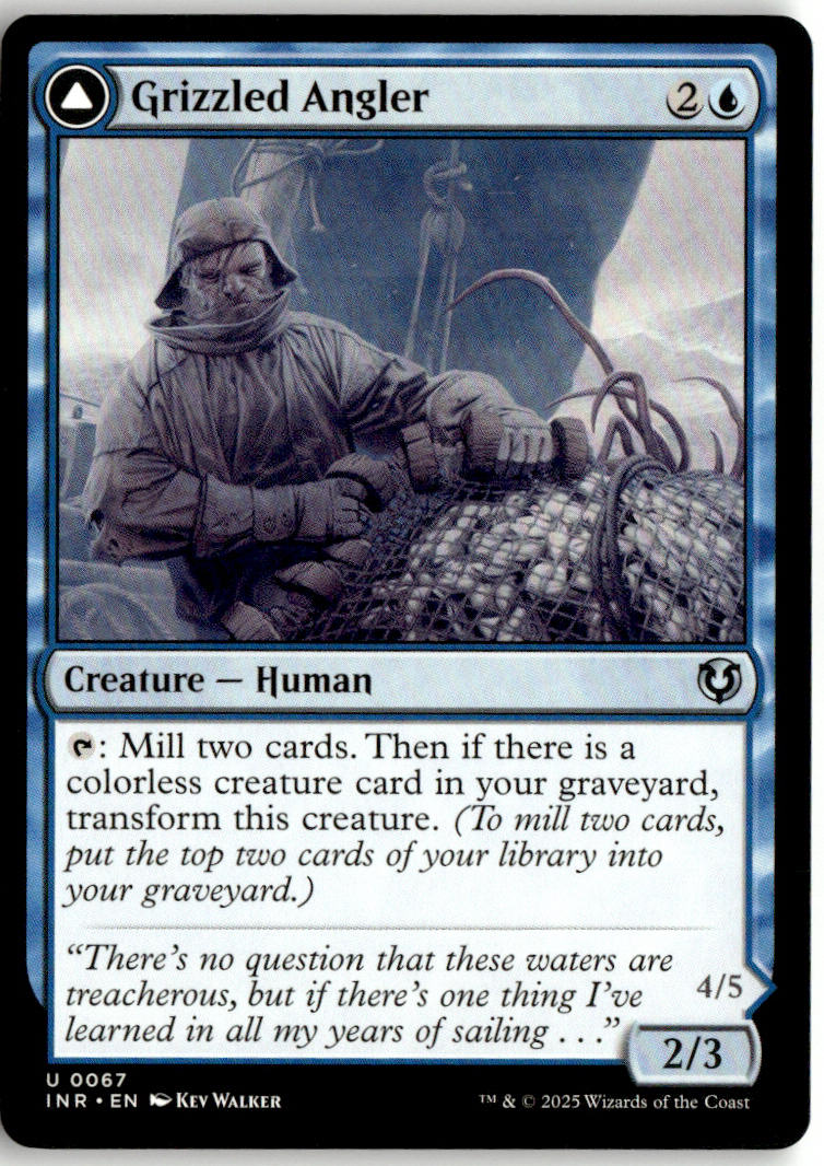 Grizzled Angler // Grisly Anglerfish - Innistrad Remastered #67 - Near Mint