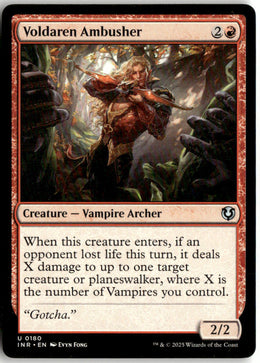 Voldaren Ambusher - Innistrad Remastered #180 - Near Mint - Manual