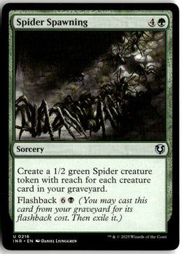 Spider Spawning - Innistrad Remastered #216 - Near Mint - Manual