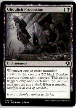 Ghoulish Procession - Innistrad Remastered #110 - Near Mint - Manual