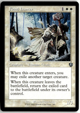 Fiend Hunter - Innistrad Remastered #340 - Near Mint - Manual