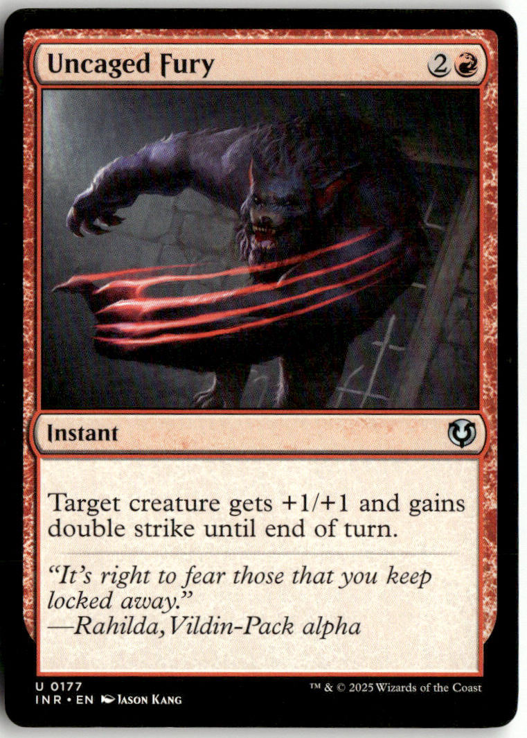 Uncaged Fury - Innistrad Remastered #177 - Near Mint