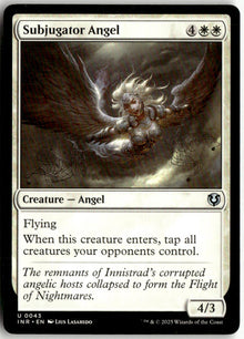Subjugator Angel - Innistrad Remastered #43 - Near Mint - Manual