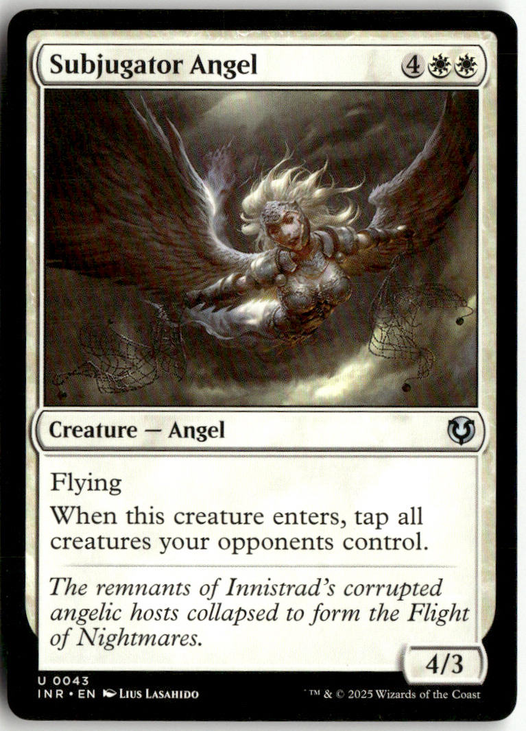 Subjugator Angel - Innistrad Remastered #43 - Near Mint