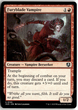 Furyblade Vampire - Innistrad Remastered #155 - Near Mint - Manual