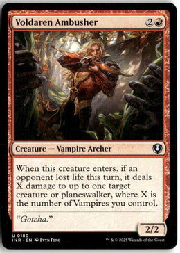 Voldaren Ambusher - Innistrad Remastered #180 - Near Mint - Manual