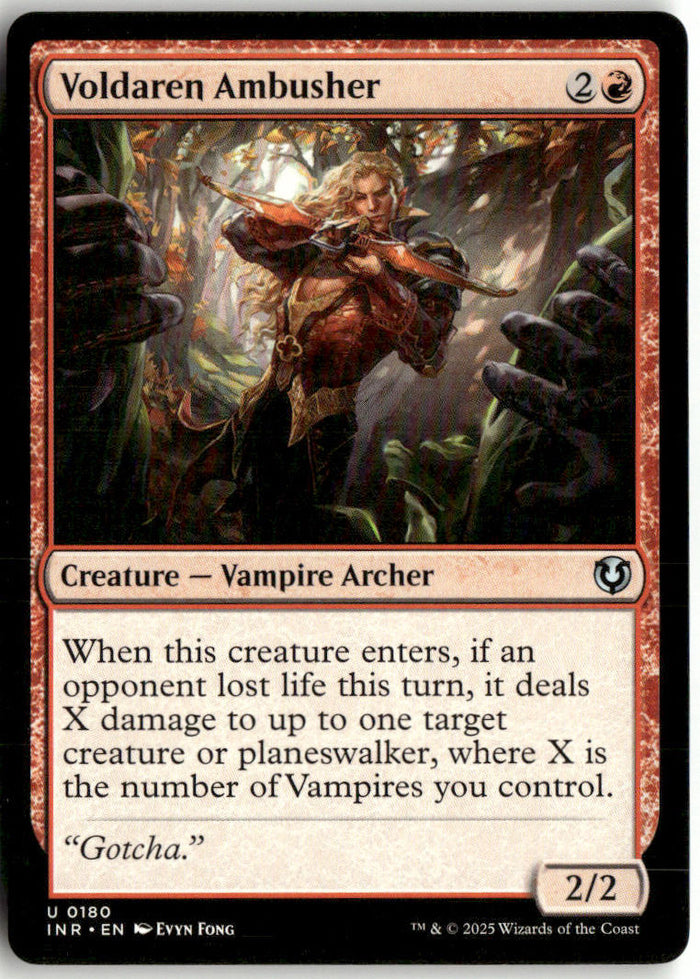 Voldaren Ambusher - Innistrad Remastered #180 - Near Mint - Manual