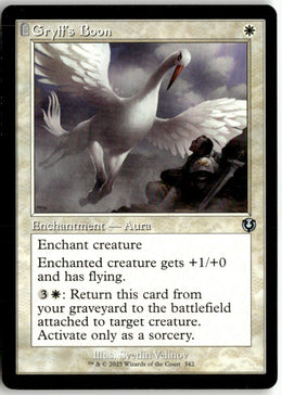 Gryff's Boon - Innistrad Remastered #342 - Near Mint - Manual