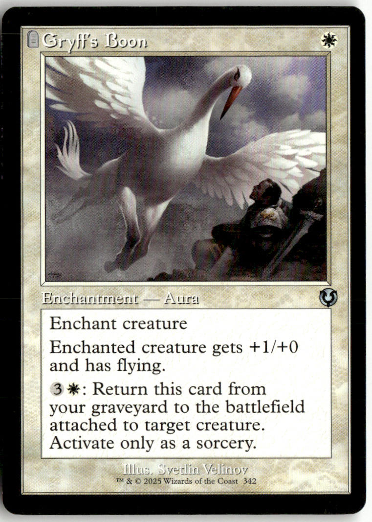 Gryff's Boon - Innistrad Remastered #342 - Near Mint
