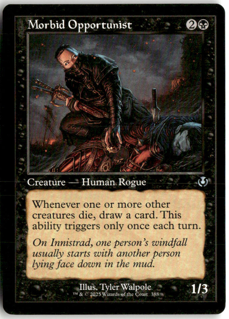 Morbid Opportunist - Innistrad Remastered #388 - Near Mint