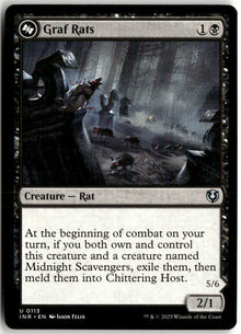Graf Rats - Innistrad Remastered #113 - Near Mint - Manual