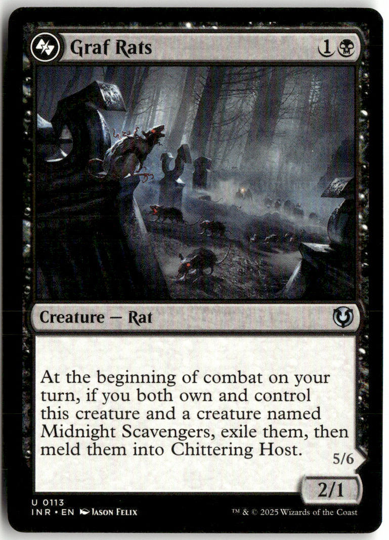 Graf Rats - Innistrad Remastered #113 - Near Mint