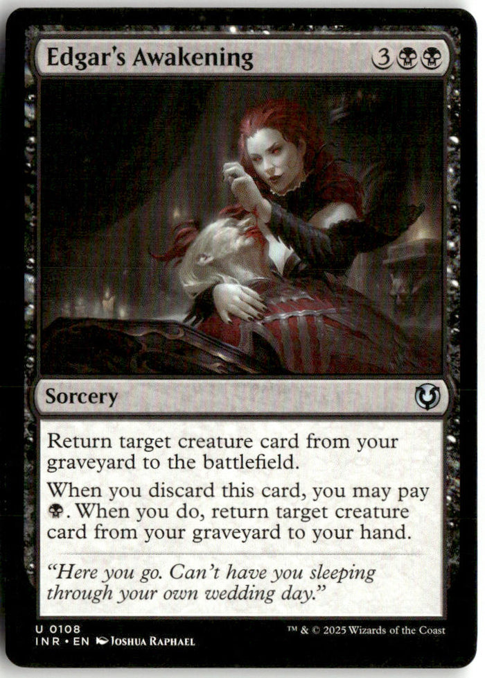Edgar's Awakening - Innistrad Remastered #108 - Near Mint - Manual