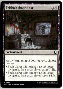 Triskaidekaphobia - Innistrad Remastered #136 - Near Mint - Manual