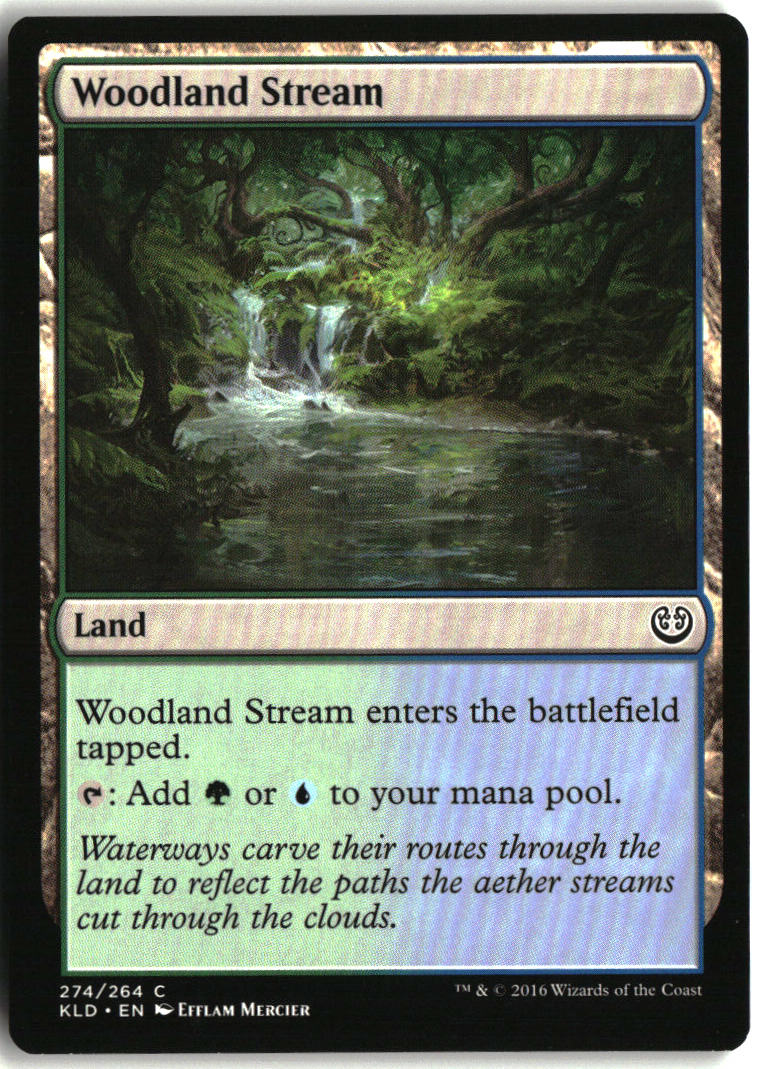 Woodland Stream - Kaladesh #274 - Near Mint - Normal