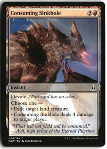 Consuming Sinkhole - Oath of the Gatewatch #94 - Near Mint - Manual