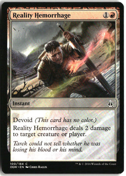 Reality Hemorrhage - Oath of the Gatewatch #100 - Near Mint - Manual