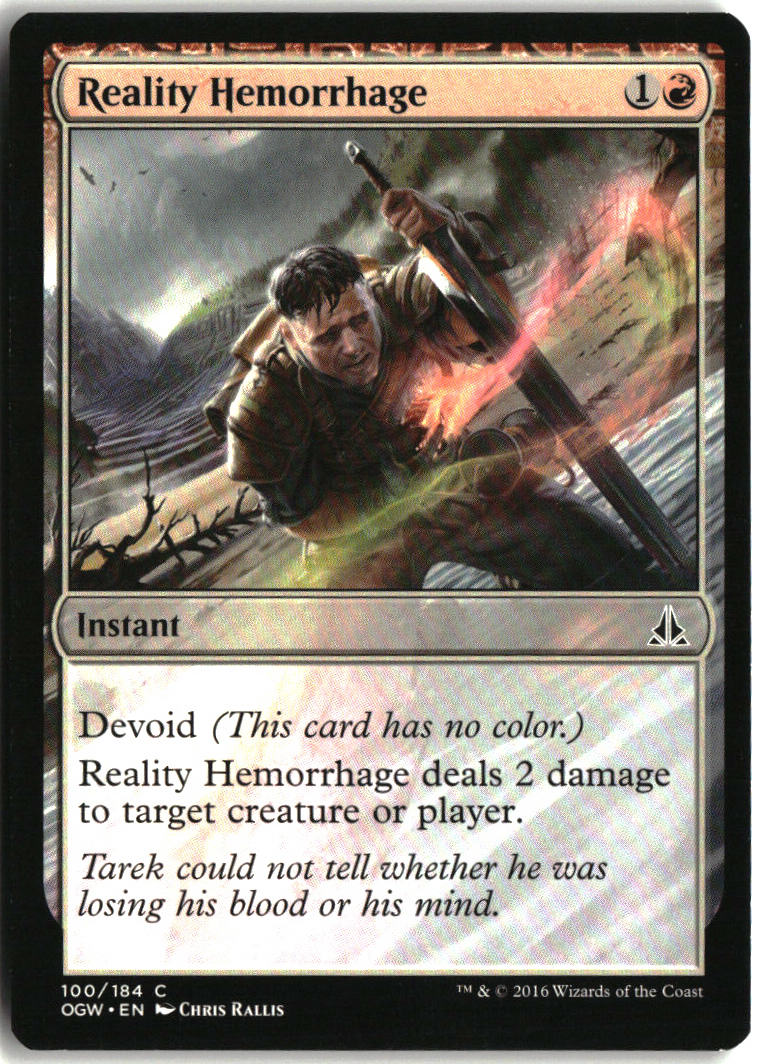 Reality Hemorrhage - Oath of the Gatewatch #100 - Near Mint