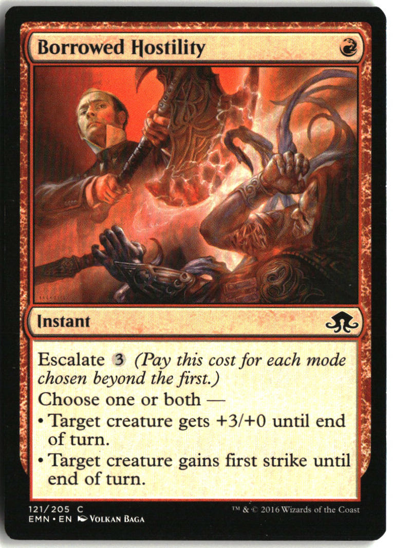 Borrowed Hostility - Eldritch Moon #121 - Near Mint