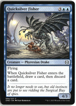 Quicksilver Fisher - Phyrexia: All Will Be One #66 - Near Mint - Manual