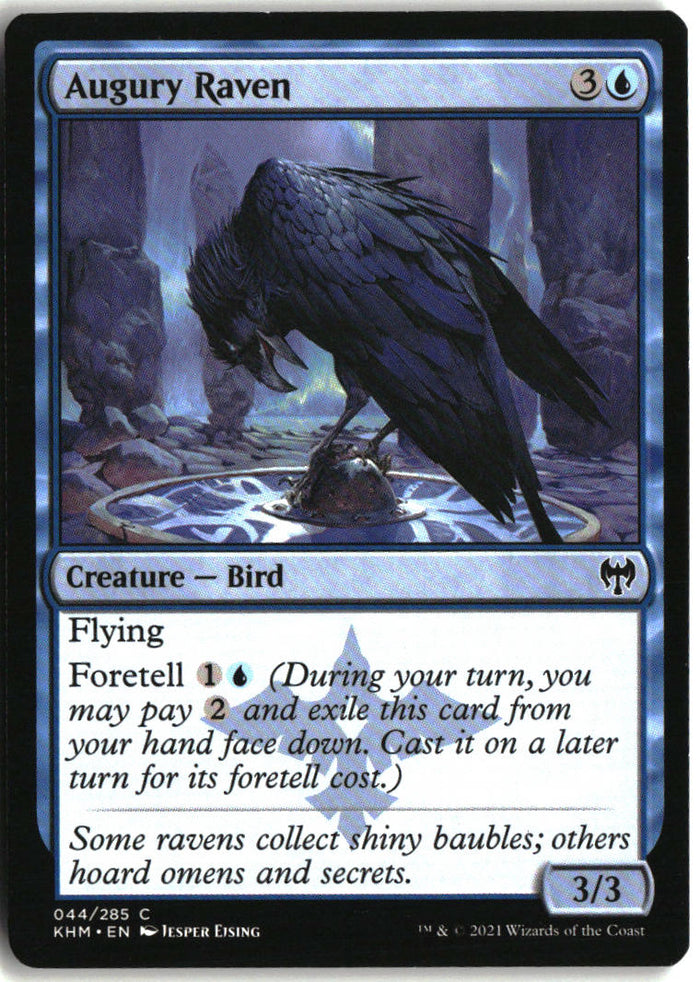 Augury Raven - Kaldheim #44 - Near Mint - Manual