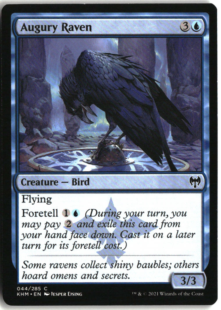 Augury Raven - Kaldheim #44 - Near Mint