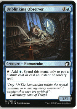 Unblinking Observer - Innistrad: Midnight Hunt #82 - Near Mint - Manual
