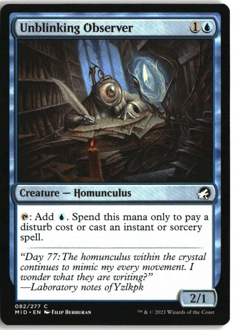 Unblinking Observer - Innistrad: Midnight Hunt #82 - Near Mint