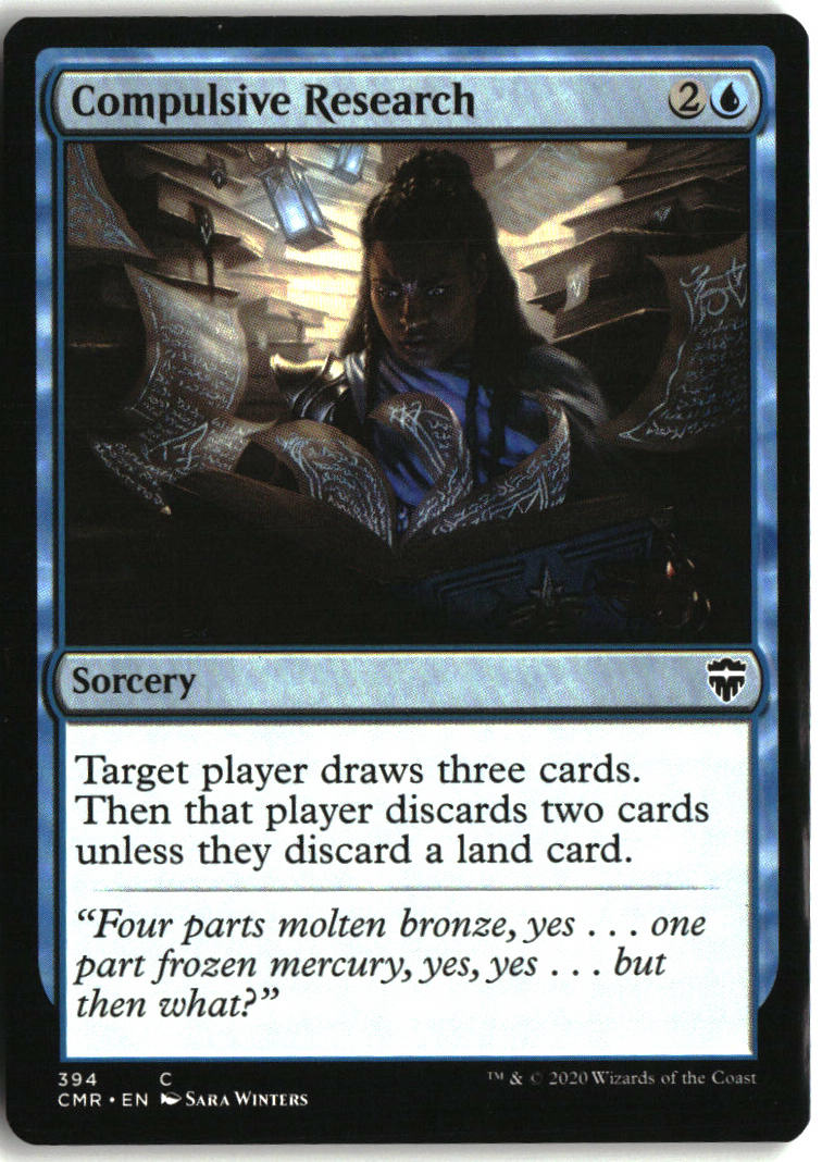 Compulsive Research - Commander Legends #394 - Near Mint - Normal