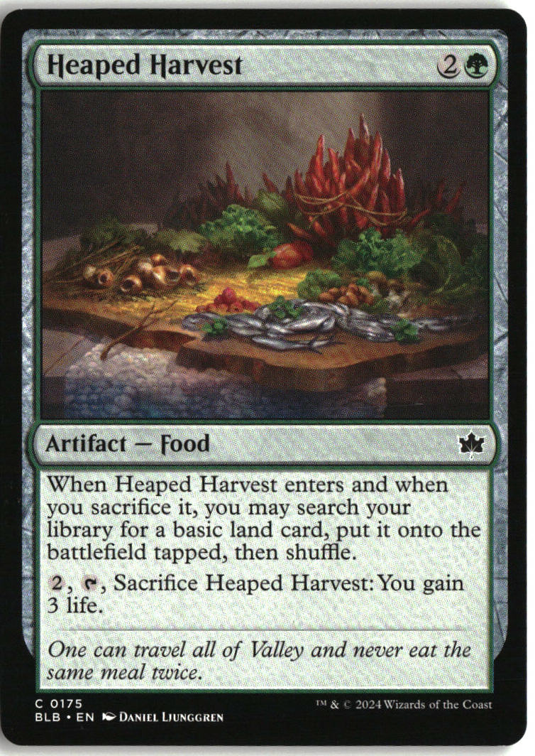 Heaped Harvest - Bloomburrow #175 - Near Mint - Normal