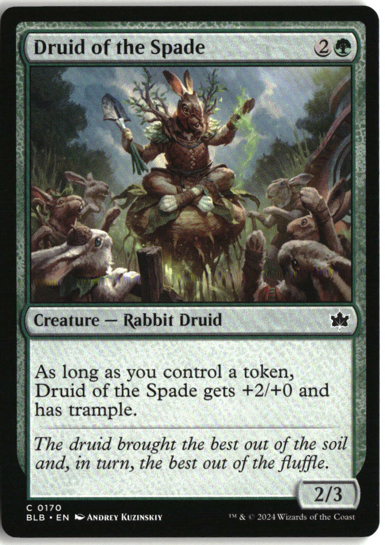 Druid of the Spade - Bloomburrow #170 - Near Mint - Normal