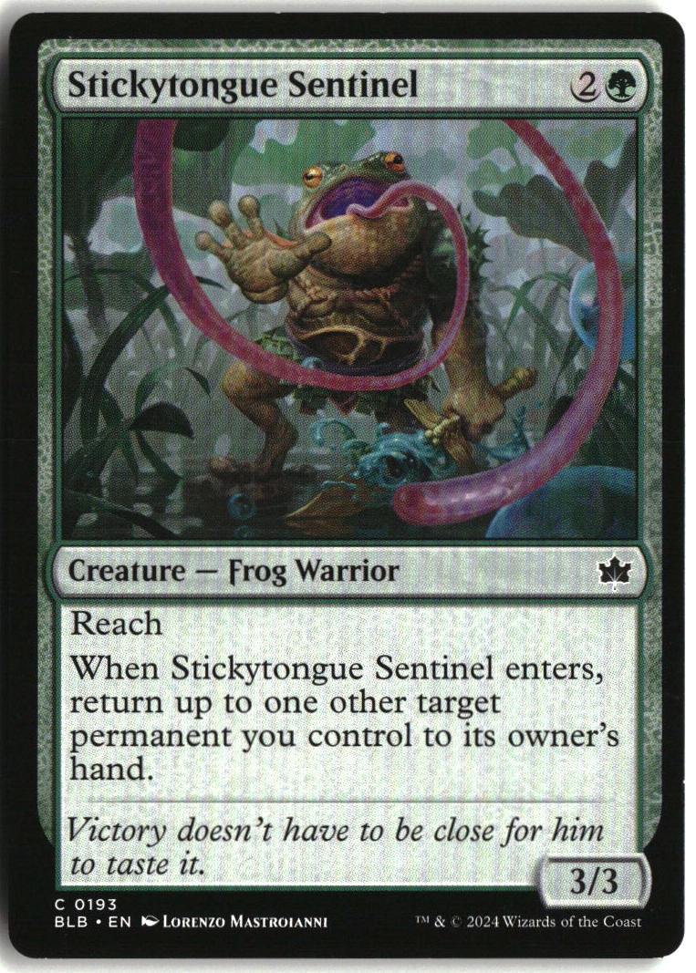Stickytongue Sentinel - Bloomburrow #193 - Near Mint - Normal